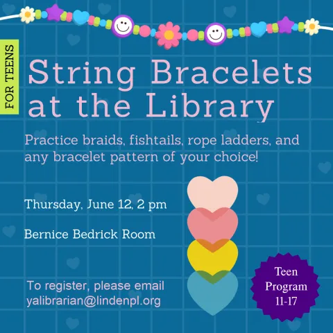 String bracelet making teen program