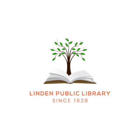 The logo of the Linden Public Library