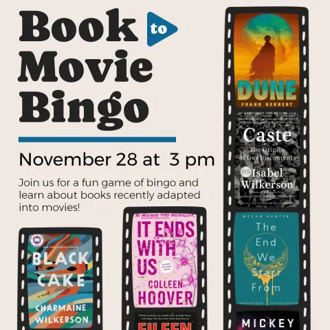 2024-11-28 Book to Movie Bingo