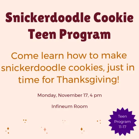 Snickerdoodle cookie program widget