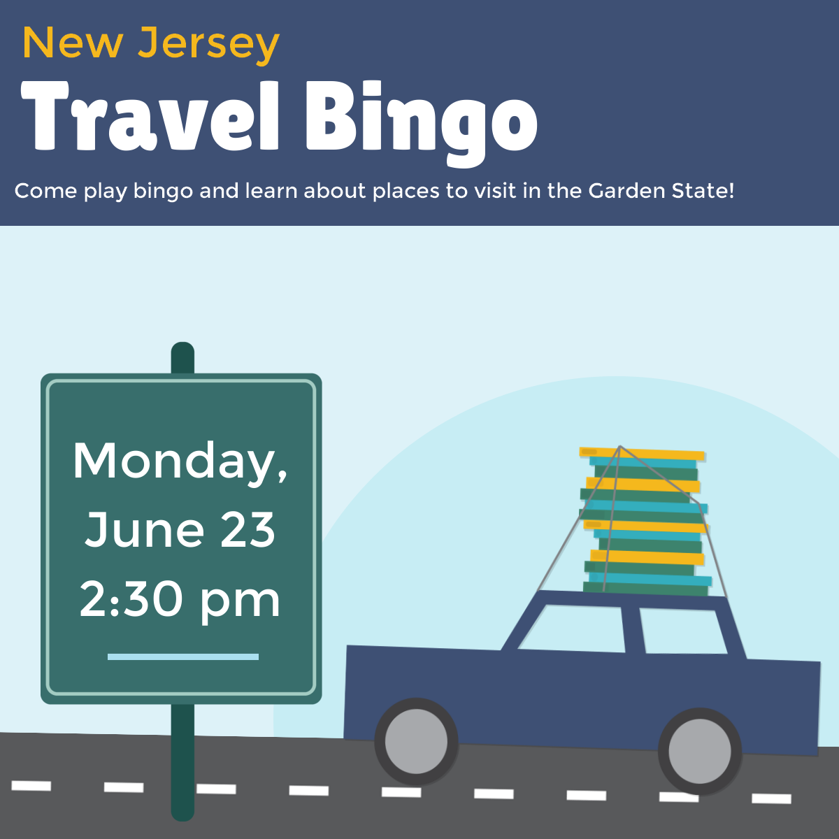 NJ Travel Bingo