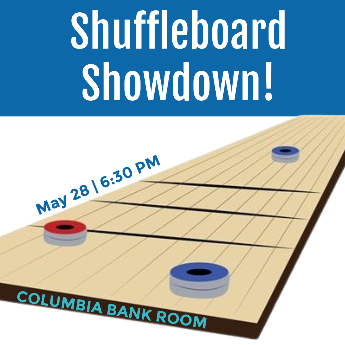 Shuffleboard Showdown!, 5/28 at 6:30 pm