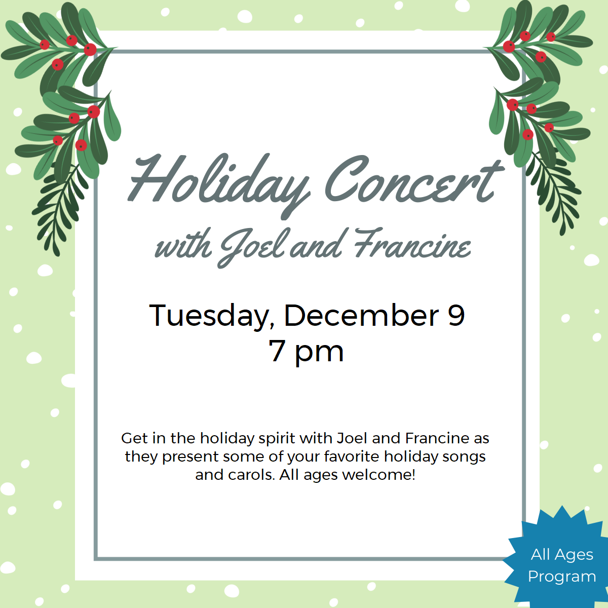 2025-12-09 Holiday Concert