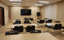 classroom style setup